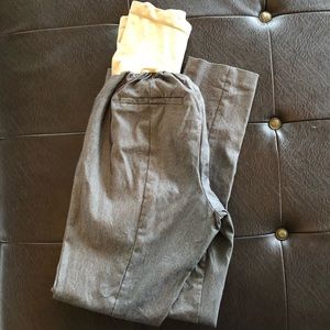 Motherhood Maternity Grey Skinny Pant Full Panel